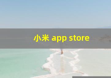 小米 app store